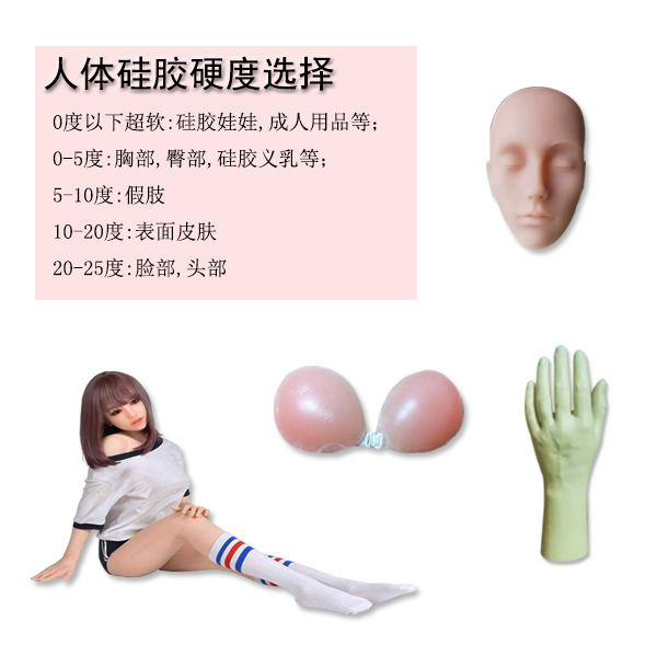 人體硅膠硬度挑選