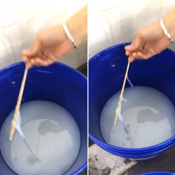 新開封液體硅膠積淀