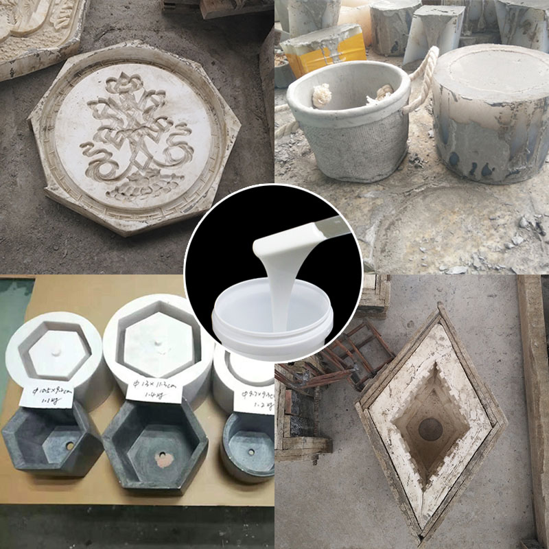 水泥模具硅膠建造